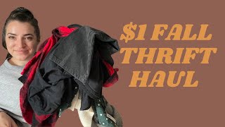 THRIFT OUTLET HAUL | My $1 BOLO finds