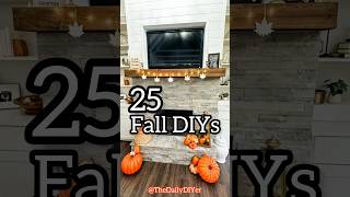 🍁25 Fall Ideas you should make! - beginner friendly 🧡 #dollartree #falldecor #shorts