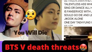 BTS V getting Death threats 🤬 BTS death Warnings / #bts #btsedits #btsarmy #death #btsnews #news