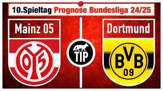 Mainz 05–Borussia Dortmund Prognose & Tipp Bundesliga 24/25