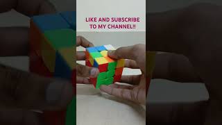 Solving a Rubik's Cube | Shri The Cuber I #shorts | #cubing