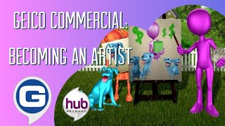 GEICO Hub Network Commercial - Becoming An Artist 🧑‍🎨🖍️ (2013)