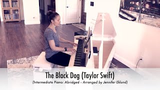 The Black Dog (Taylor Swift) Piano Cover with Sheet Music (Intermediate: Abridged Version)