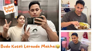 Buda Ley Nepal Bata Lerako Koseli Payera Makkha😂❤️ Dubai Vlogs!