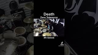 (Re Upload) Zero Tolerance #Death #deathband #chuckschuldiner #zerotolerance #drumcover #drumming