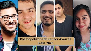 Cosmopolitan Influencer Awards India 2020! Vote for Your Favorite YouTuber!Mostly Sane, Carry Minati