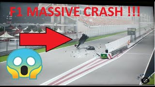 Carlos Sainz terrible horror Crash in Dubai [F1 2019]