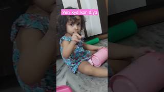 Badmashi dekho #cute #comedy #funny #funnyvideo #trendingsong #song #viralbaby  #babyclips #cutebaby