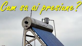 Cum am montat pompa de presiune la PANOUL SOLAR NEPRESURIZAT