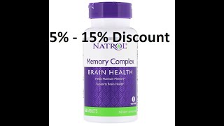 Discount - Natrol, Memory Complex, 60 Tablets, Helps Maintain Memory, Brain Health Review