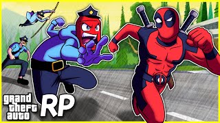 DEADPOOL TROLLS A SALTY COP SERVER ON GTA 5 RP