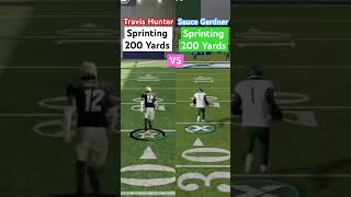 Travis Hunter Sprinting 200 Yards vs Sauce Gardner Sprinting 200 Yards…. Who Will Win?