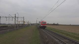 Przeloty 160 km/h nowej lokomotywy Vectron dla DB Cargo Polska w Żmigrodzie