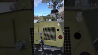 20 Kw Allmand Generator with Lite Tower on Trailer #1