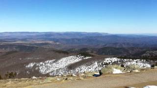 Panorama nord depuis le Mont Aigoual en Cévennes