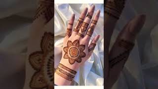 Full hand Mehandi design for back hand for beginners #bollywood #mehndidesign #backhandmehndidesign