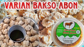 LAGI NGETREN‼️,  BANYAK PESANAN BAKSONYA BAKSO ABON‼️