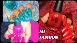 MI FASHION High Shine Nail Polish Set Review | Swatches | Amazon | Beauty Beam86