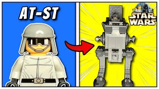 COOL SUNGLASSES GUY! - LEGO Star Wars 7657 AT ST Review!