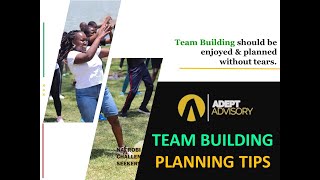 Team Building Planning Tips from Adept Advisory