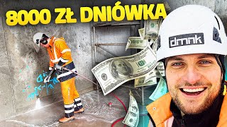 ZA CO AŻ TYLE?! Usuwanie mleczka cementowego, hydromonitoring, myjka dibo 500 BAR | DOMINIK MALUJE