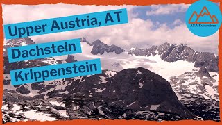 Trekking Mount Krippenstein in the Dachstein Mountains of Salzkammergut (Oberösterreich, Austria)