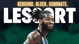 Rim Dominator: Mathias Lessort's Rebound and Block Mastery