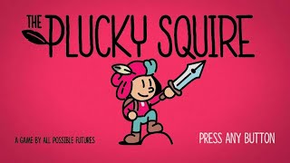 The Plucky Squire title screen and music