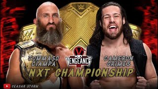 WWE 2K22 Universe Mode - Vengeance Day: Tommaso Ciampa vs. Cameron Grimes Video Package