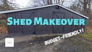 Budget Shed Makeover