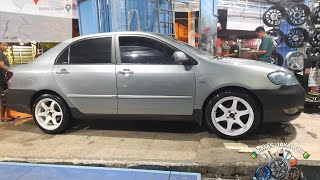 TOYOTA COROLLA ALTIS X VELG TE37 TIME ATTACK RING 17 + BAN GT RADIAL 205 50 17 ECOTEC