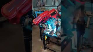 robot welding bicycle frame application