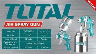 TOTAL Air Spray Gun TAT10401