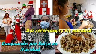 ASI CELEBRAMOS LA NAVIDAD 2020 + LLEGO SANTA + CAMINANDO POR SUIZA EN NAVIDAD| Nuestra cena navideña