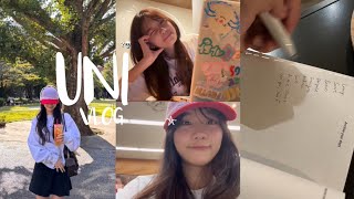 ENG)リアルな秋の大学らいふ色々詰め込んでみたvLoG🍂📂ft.動画をあげなかった理由,,図書館で勉強, 弟が出てる虹プロ２鑑賞会, オリビアロドリゴと遭遇💜