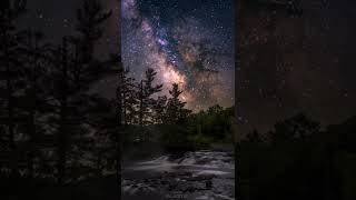 Experience the cosmos deep in the Adirondack forest. #universe #nature #stars #timelapse