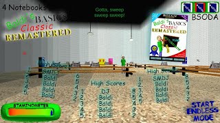 Endlessly Reaching For New HighScores!!! - Baldi's Basics Classics Remastered #16