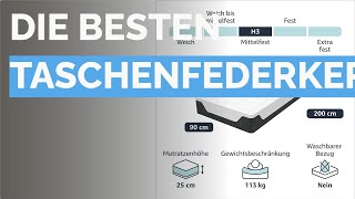 Die 2 besten Taschenfederkernmatratze