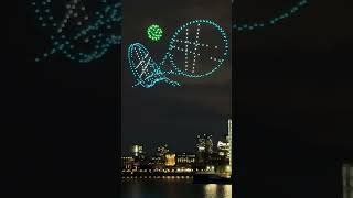 500 Drone Light Show Tennis Canada 🎾🇨🇦 #shorts #shortsvideo