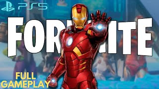 Fortnite PS5 Gameplay | Iron Man MK 45 | Full HD 4K #walkthrough #ironman