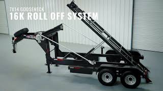 16k Gooseneck Roll Off Trailer