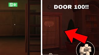 I MADE IT TO DOOR 100 IN DOORS!! (FLASHING LIGHTS WARNING)