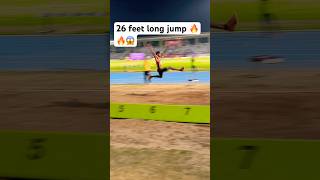 26 feet long jump 🔥😱 #youtubeshorts #olympicsport