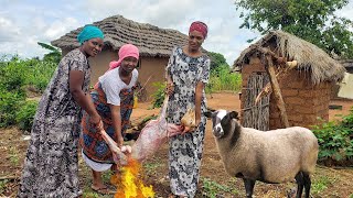 lamb Meat Recipe #cooking Most Appetizing Delicious Village Food | African Village Life.