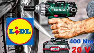 Je test la visseuse à chocs sans fil pour voiture de chez Lidl PARKSIDE 20V ⚡⚡⚡