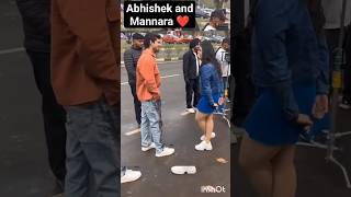 अभिषेक और मन्नारा🔥 |Abhishek and Mannara ❤️ #Sawware #abhinara #shortvideo #ytshorts #shorts