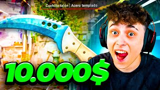 LE TOCA UN BLUE GEM DE 10,000$ EN CS2 *SIN SENTIDO*