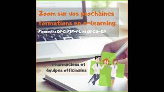 Zoom sur vos formations en e-learning - Pharmaciens et équipes officinales