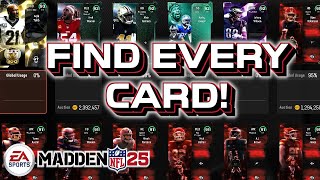 FIND EVERY ITEM IN MADDEN ULTIMATE TEAM! - Madden 25 Tips!