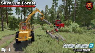 PLATINUM EXPANSION FIRST LOOK | Silverrun Forest | Farming Simulator 22 - Ep 1